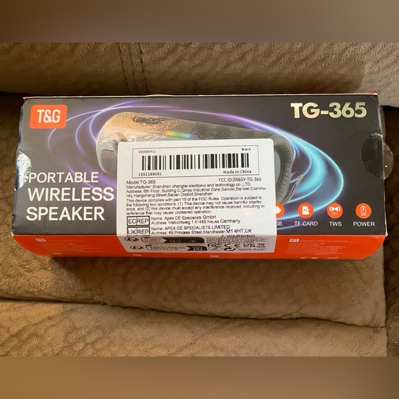 Portable Wireless Bluetooth Speaker, Black — T&G - Picture 7 of 16